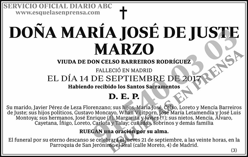 María José de Juste Marzo